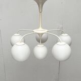 Swiss suspended chandelier from the mid-century space age by E. R. Nele for Temde, 1960s.