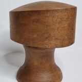 Old wooden hat shape on foot, 1900, 30