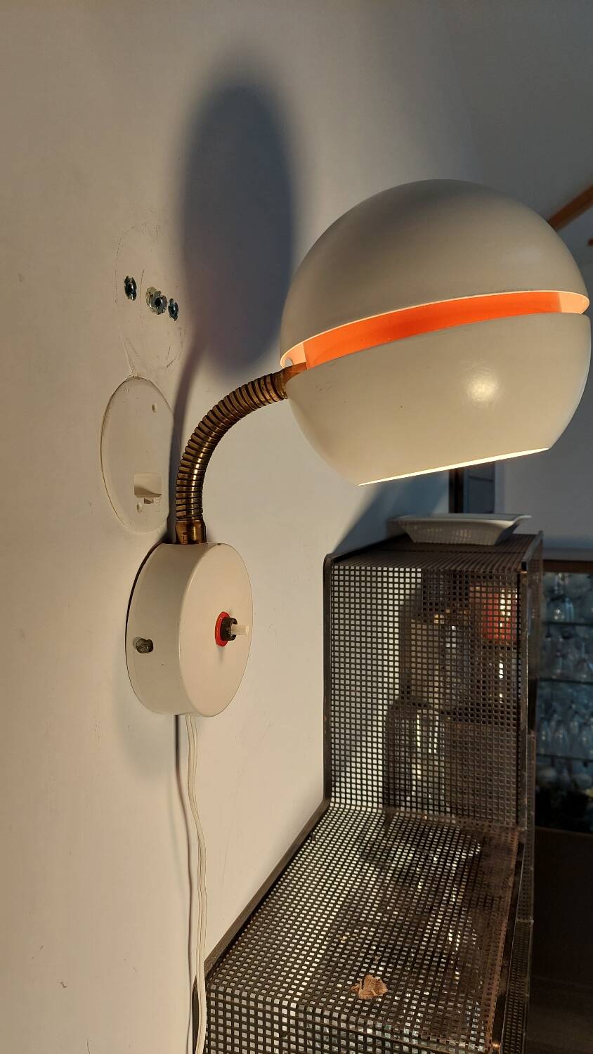 Pair of Denmark eye ball wall lights