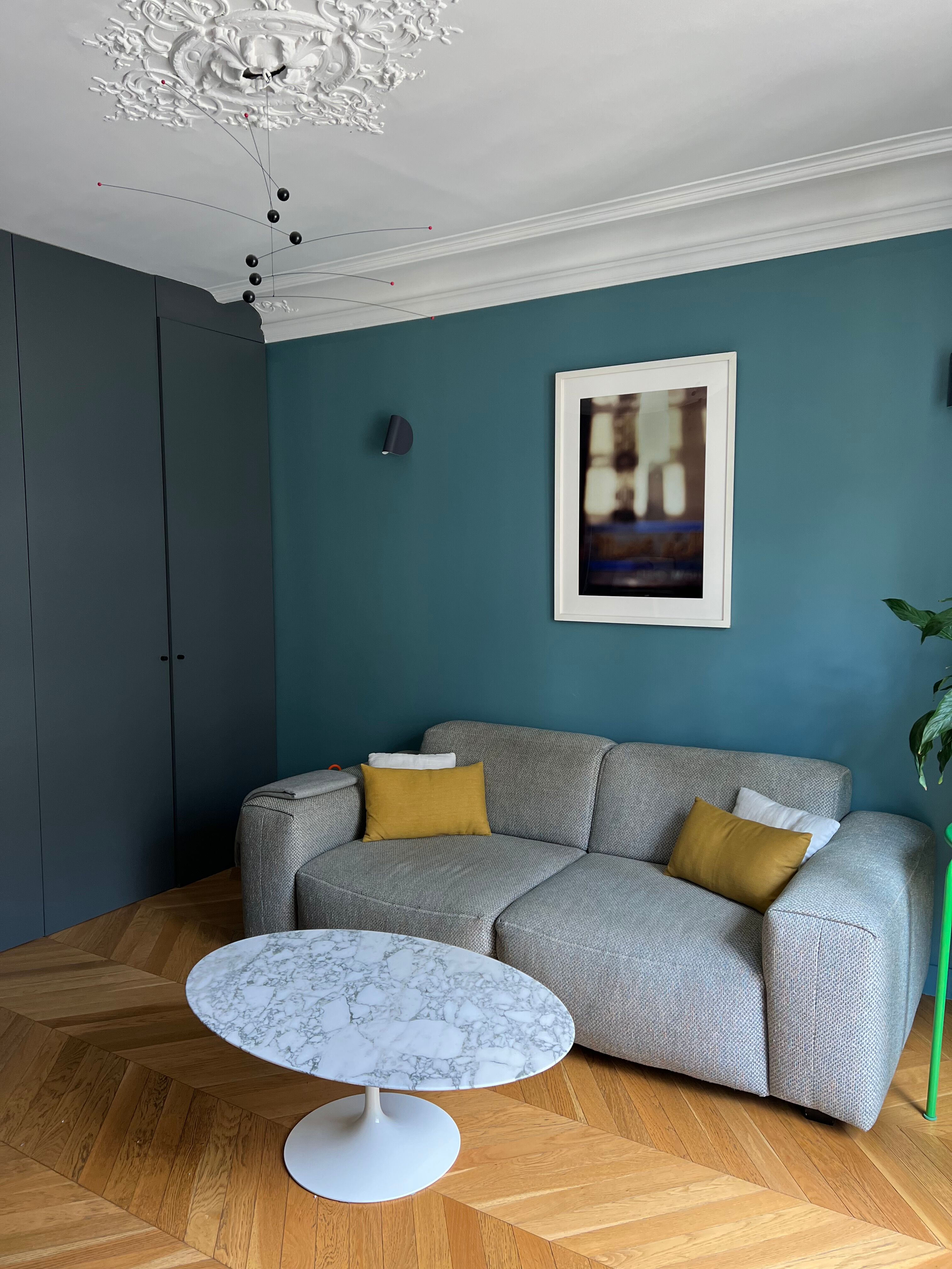 POSADA sofa 3 places HABITAT fabric Bellagio - Lagoon Green