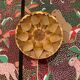 Large wooden wall light, Scandinavian design, 1950s.