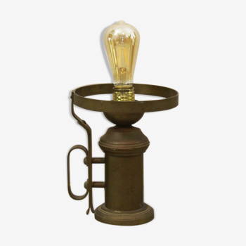 1950s brass table lamp