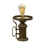 1950s brass table lamp