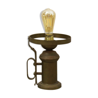 1950s brass table lamp