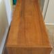 Cabinetmaker's chest of drawers - 4 drawers - golden oak - with oblique profile - compass feet - 1950