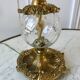 Pair of table lamps in bronze and glass early twentieth century