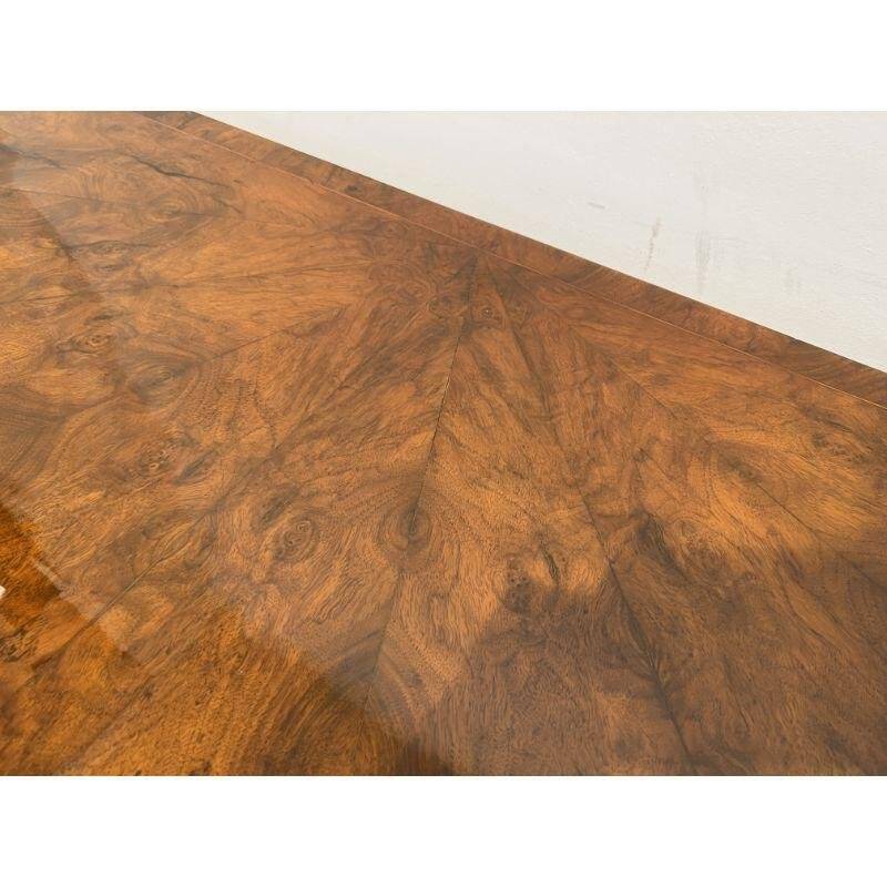 Biedermeier Demi-Lune Console Table in Walnut Veneer & Maple, Austria, 1830s