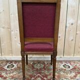 Suite de 6 chaises de style Louis XVI dossier carré