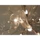 Transparent butterfly murano glass sputnik oval chandelier