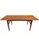 Table basse teck danoise années 60, design scandinave organique