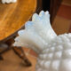Pineapple bonbonnière in white opaline
