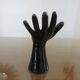 Black porcelain baguier hand 70s