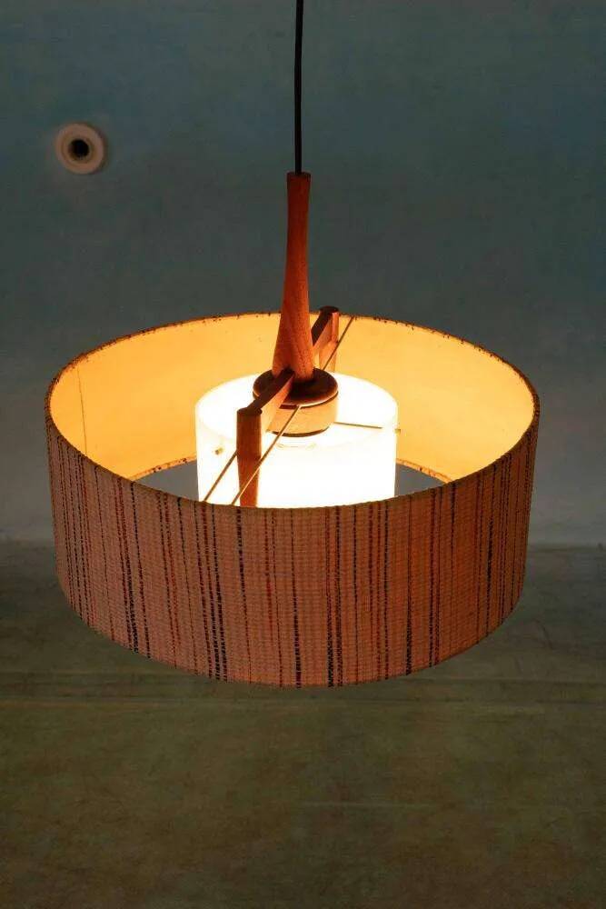 Vintage Temde lighting suspension, mid-century suspension from the sixties.