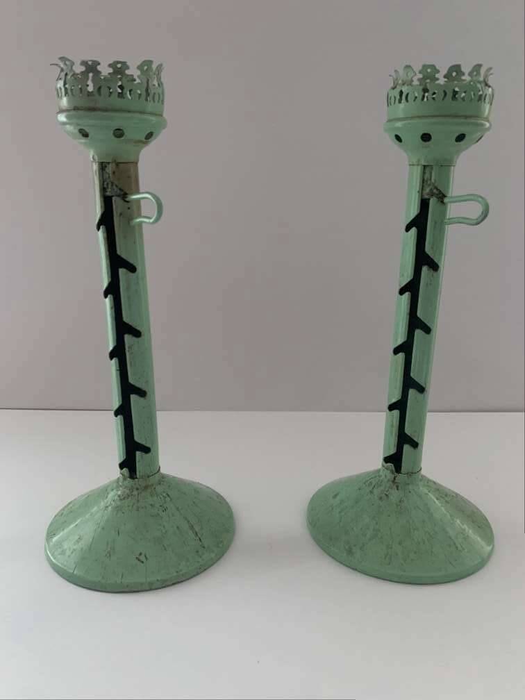 2 porte-bougies Bauhaus porte-bougies candélabres bâtons Marianne Brandt