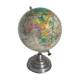 Vintage globe 1950 terrestrial Girard Barrère cream - 30 cm