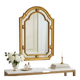 Miroir baroque vintage doré