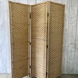 vintage rattan screen