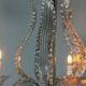 Venetian chandelier made of Murano glass, 5 light arms, circa 1920