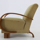 1930s Art Deco Armchair, Czechoslovakia