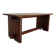 Low brutalist stool in the style of Charles Dudouyt.