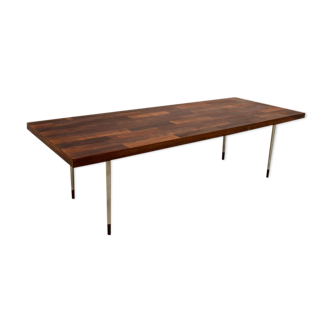 Teak and stainless steel coffee table for Fristho by Rudolf Bernd glatzel, 1960s holland