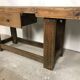 Old workbench in raw solid oak 1920