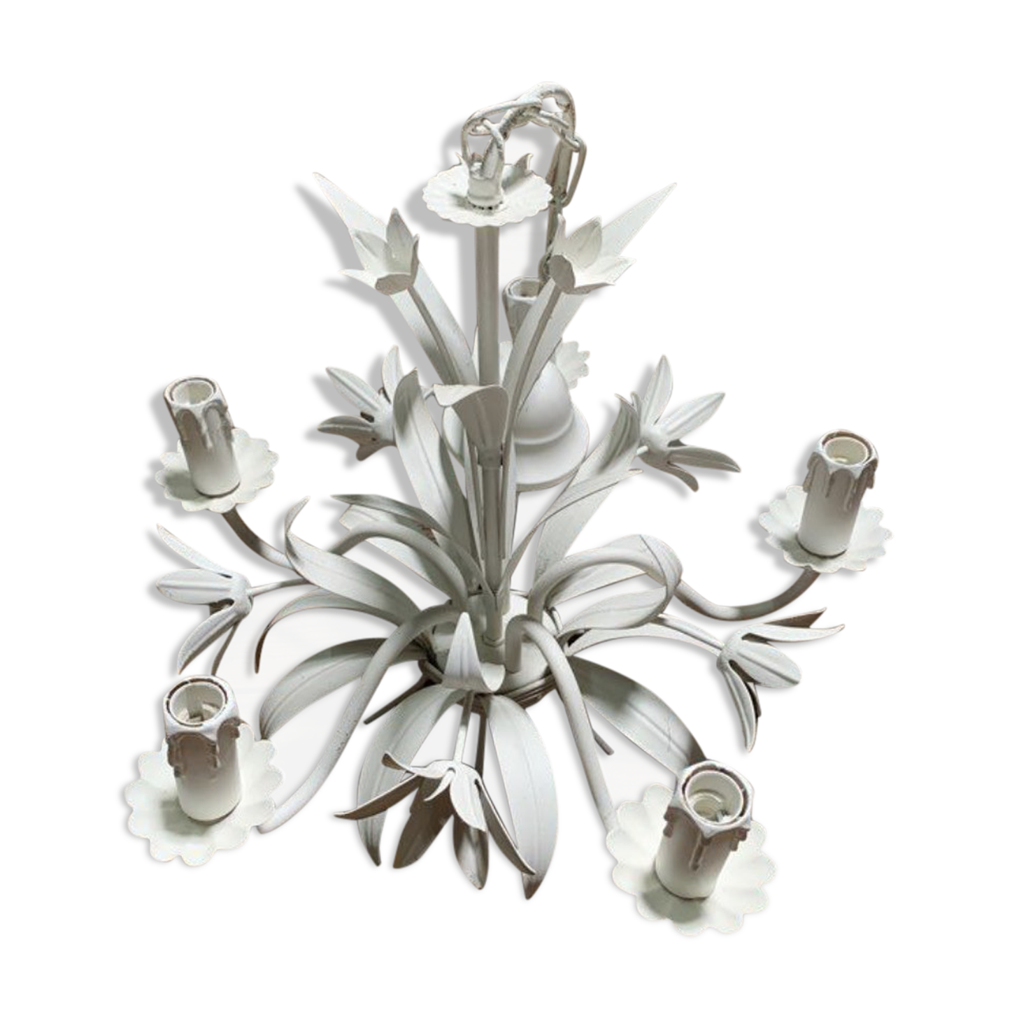 Vintage floral antique chandelier