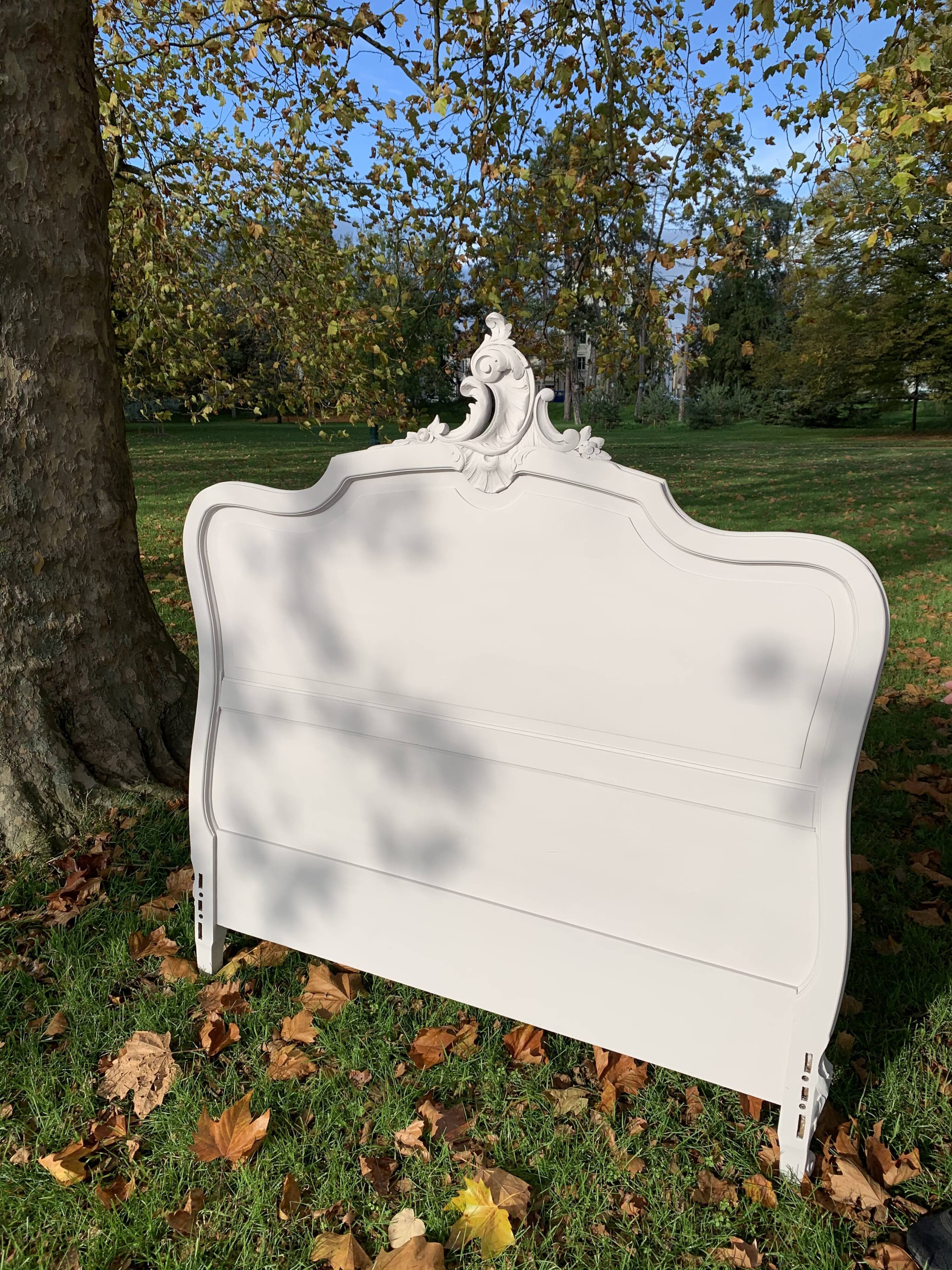 Louis XV style bed head makeover