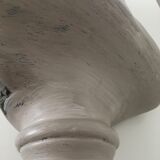 Cherub bust in platter