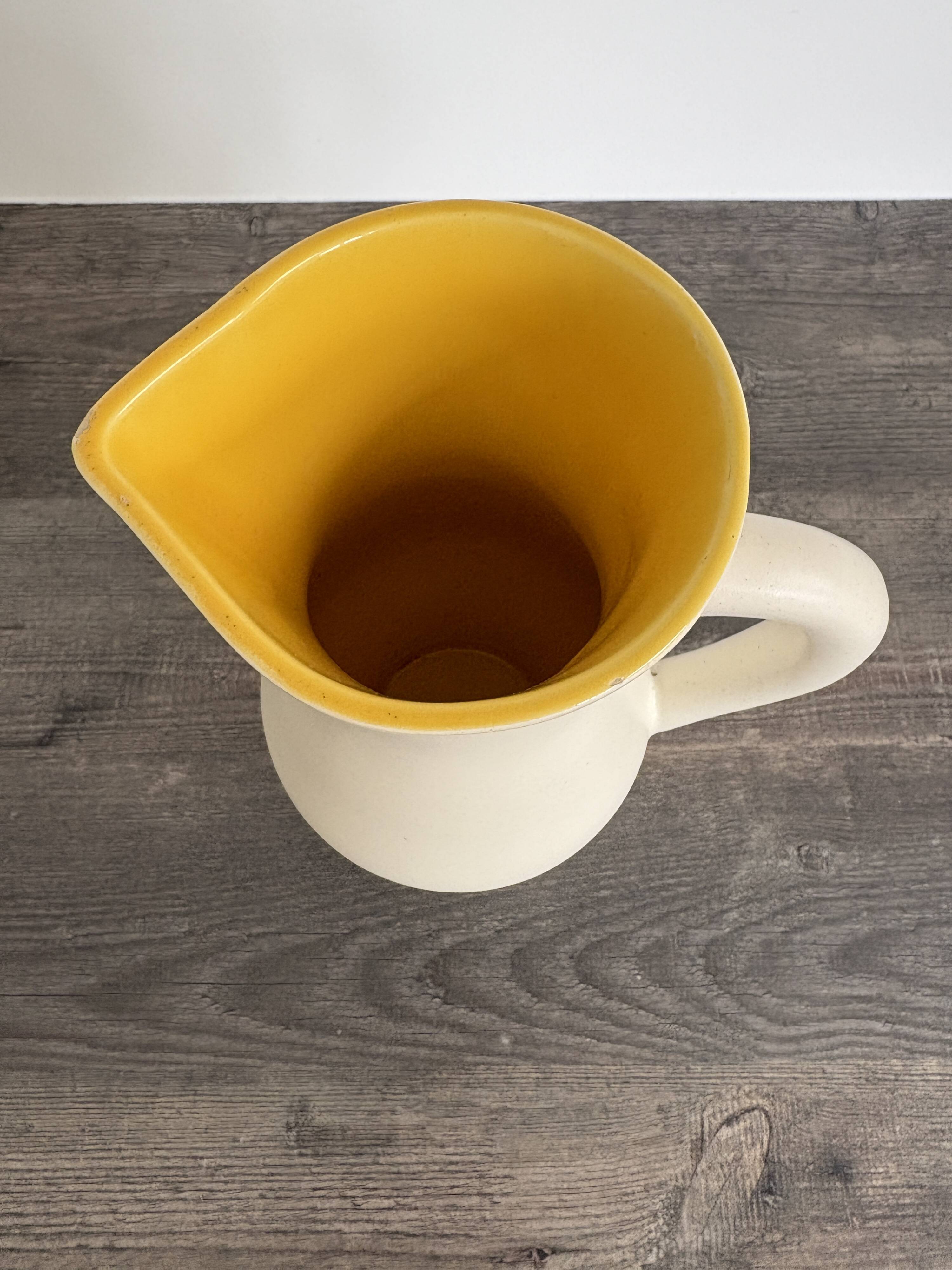 Pichet Saint Clément vintage French ceramic