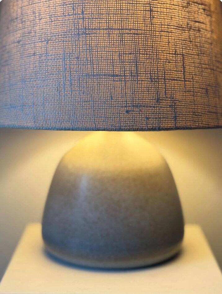 Vintage Danish table lamp by Birthe Sahl, 1970s