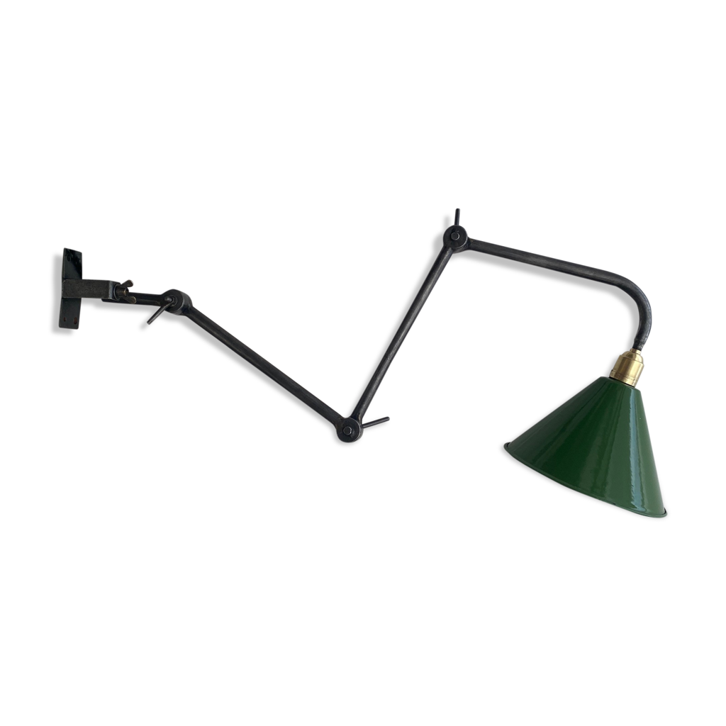 Applique industrielle 3 bras vintage usine Selency