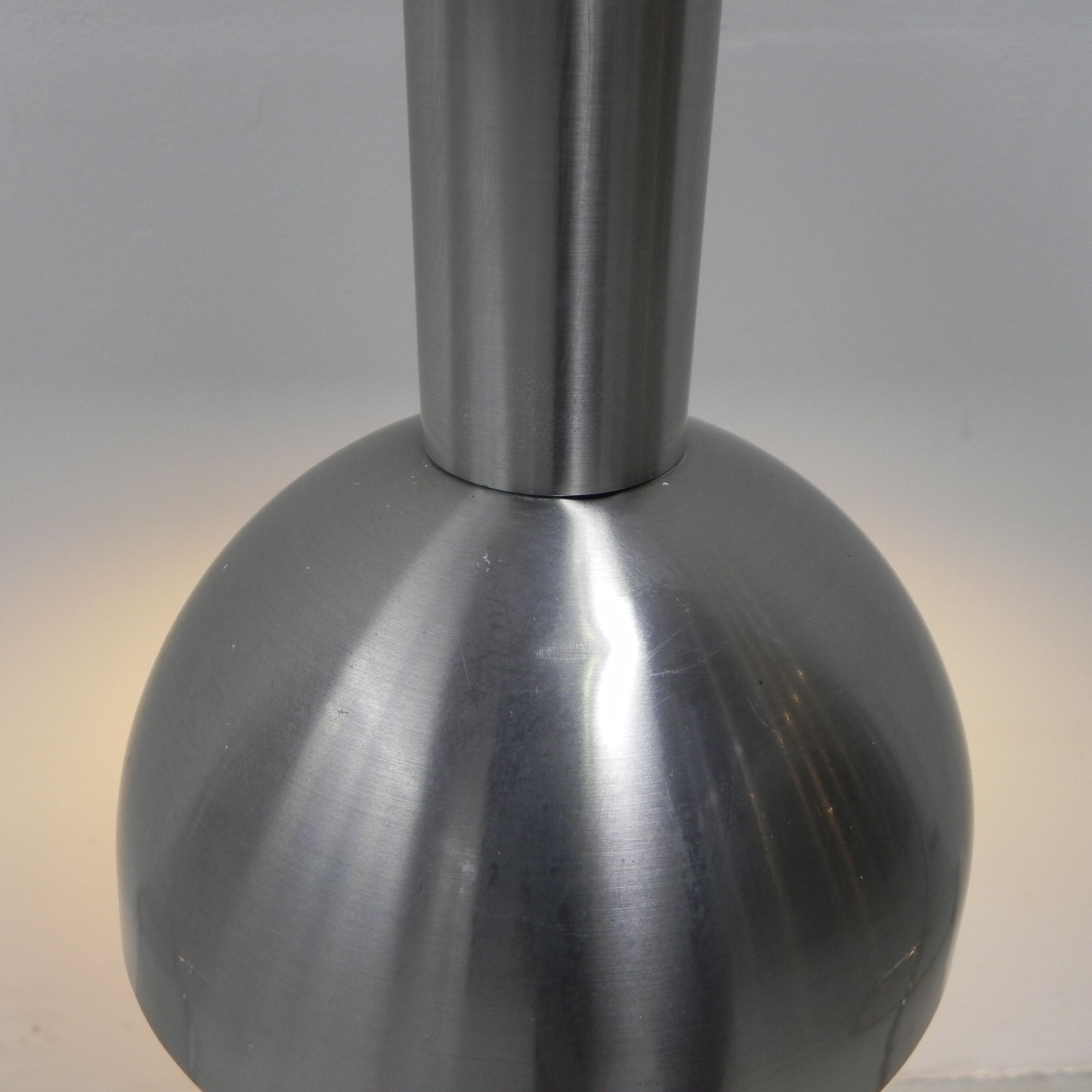 Vintage hanging lamp with aluminum shade