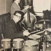 Jazz Band, 1940s b/w images on heavy wooden panels, 85 x 99 cm