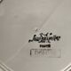 Set of six dessert plates Sarreguemines model Denise