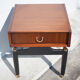 G-Plan bedside table in vintage wood and brass