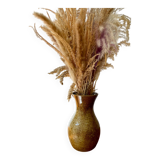 Glazed stoneware vase