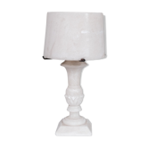 Lampe de table en albâtre
