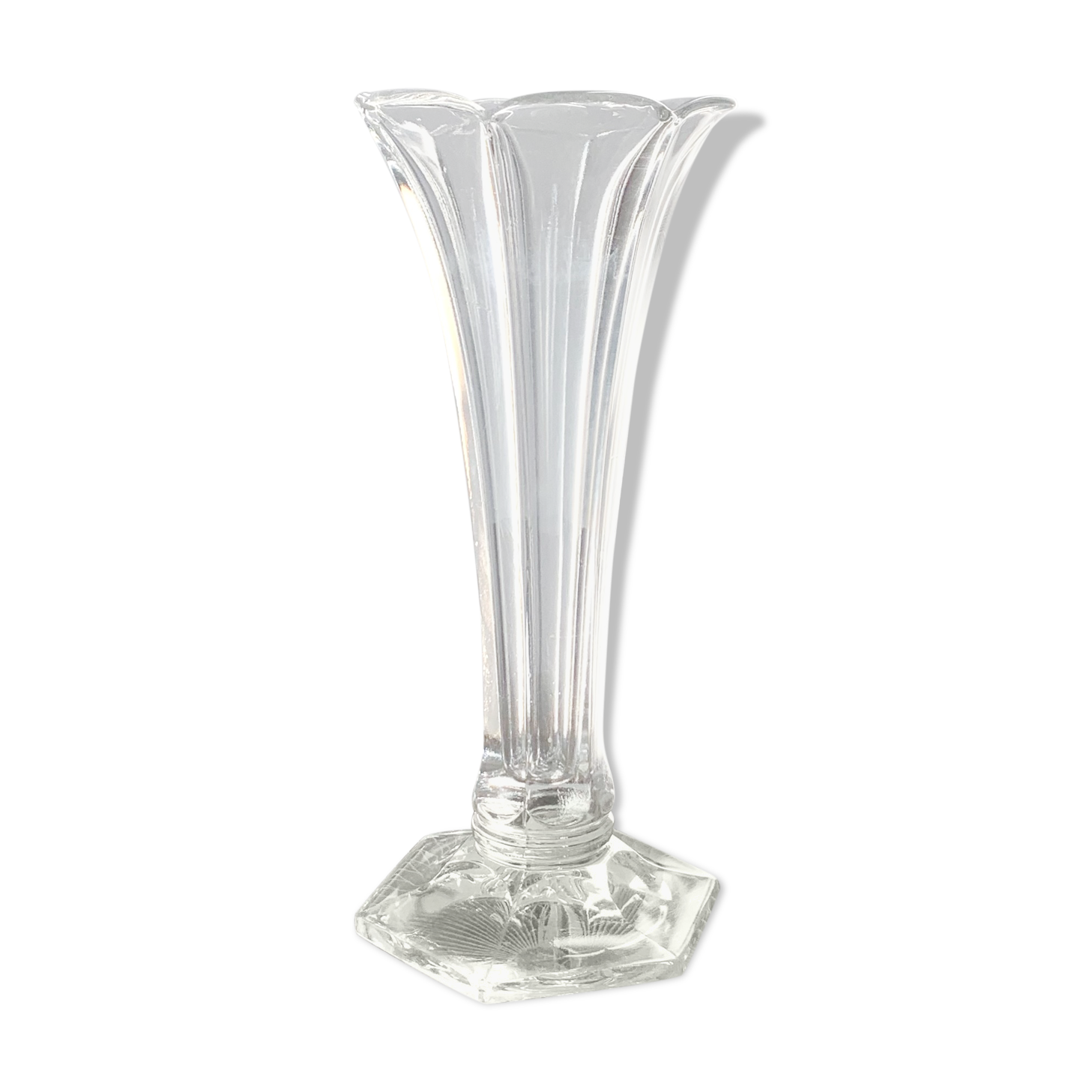 Vintage glass vase