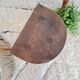 Old wooden tripod wooden farm stool made of wood