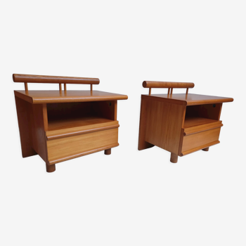 Pair of bedside tables "Monopoly"