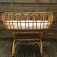 Vintage rattan basket