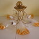 Chandelier to 5 branches art deco 1980