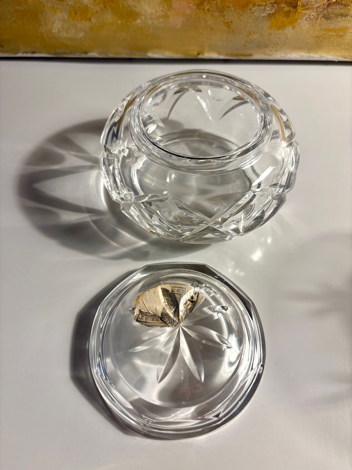 Val Saint Lambert Box / Candy Dish