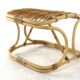 Rattan Footstool - mid century modern - japandi