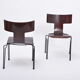 Paire de chaises de salle à manger Anziano Vintage par John Hutton pour Donghia