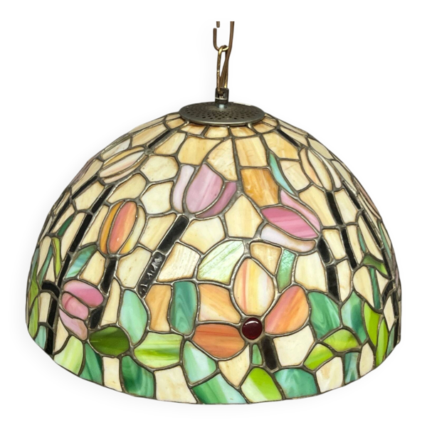 Suspension pendante de style Tiffany.