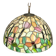 Tiffany-style pendant suspension.