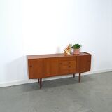 Teak veneer sideboard with drawers from Sweden
