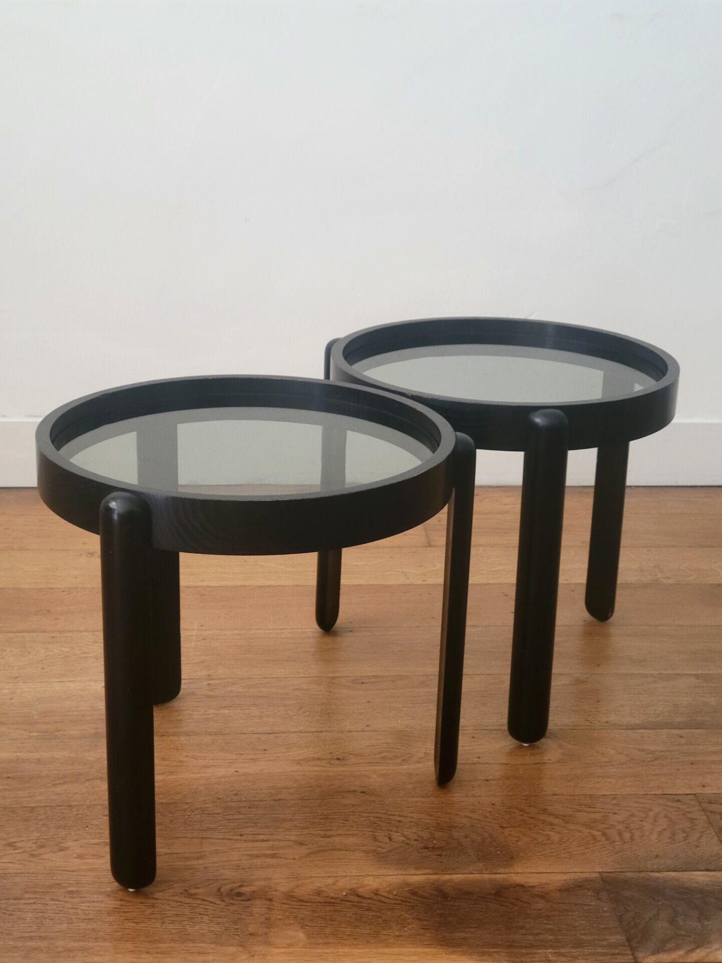 Porada Arredi Cabiate nesting tables, set of 2, made in Italy